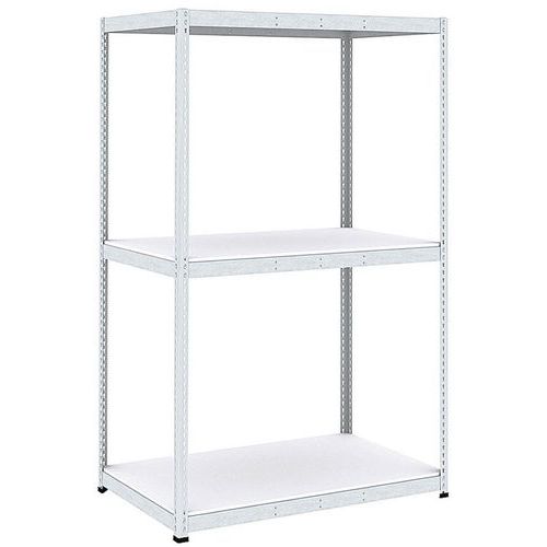 Scaffalatura Manutan Rapid 1 2440x1525x915 3 ripiani in melaminico zincato,