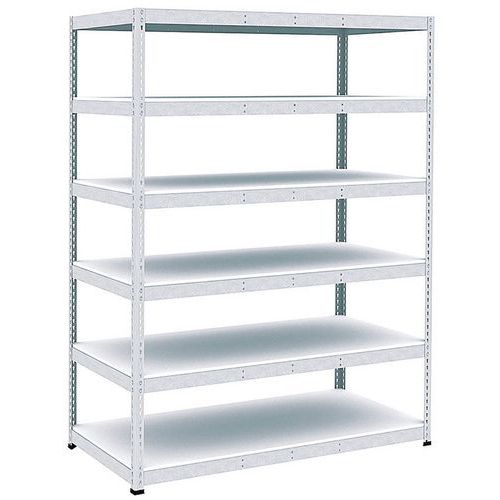 Scaffalatura Manutan Rapid 1 2440x1830x915 6 rip zinc mel,