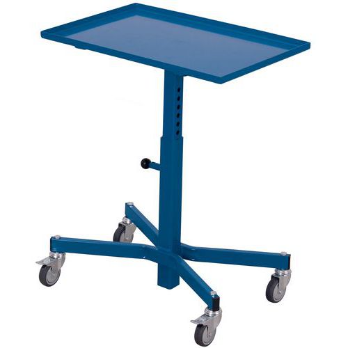 Carrello da officina per contenitori Euronorm - Altezza regolabile 770-1020 mm 150 kg,