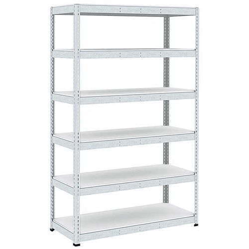 Scaffalatura Manutan Rapid 1 2440x1525x610 6 rip zinc mel,