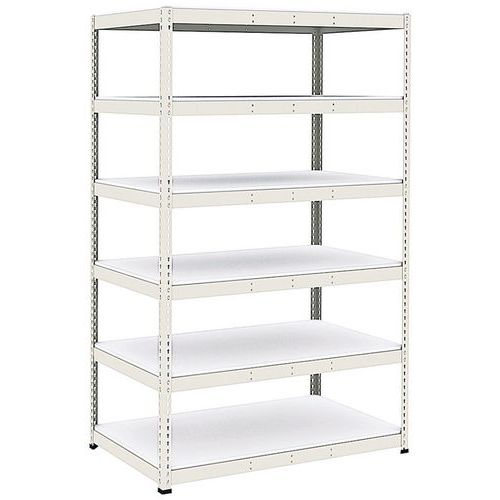 Scaffalatura Manutan Rapid 1 2440x1525x915 6 rip grigio mel,