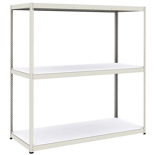 Scaffalatura Manutan Rapid 1 1980x2440X915 3 rip grigio mel,