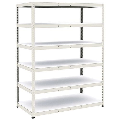 Scaffalatura Manutan Rapid 1 2440x1830x915 6 rip grigio mel,