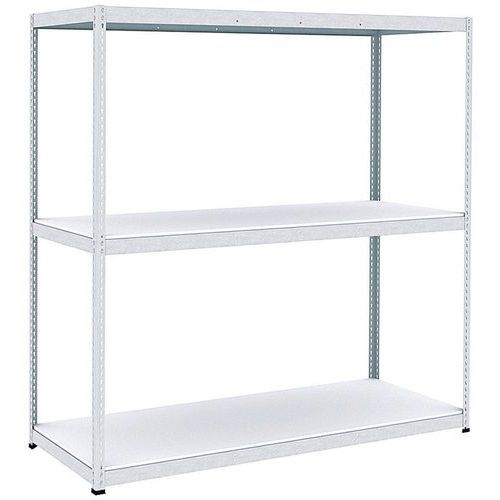 Scaffalatura Manutan Rapid 1 2440x2440x915 3 ripiani in melaminico zincato,