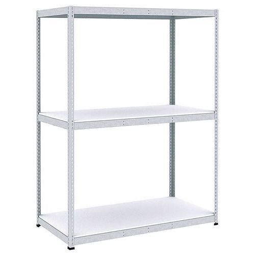 Scaffalatura Manutan Rapid 1 2440x1830x915 3 ripiani in melaminico zincato,