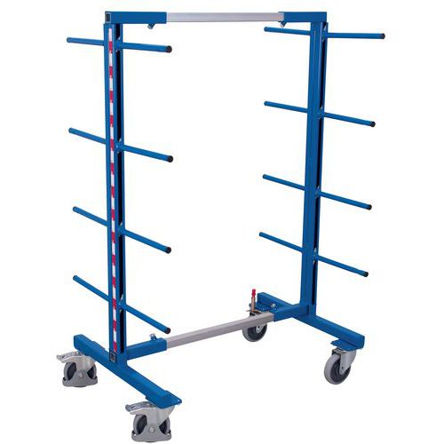 Carrello cantilever bifronte 1700x830 mm - Portata 400 kg,