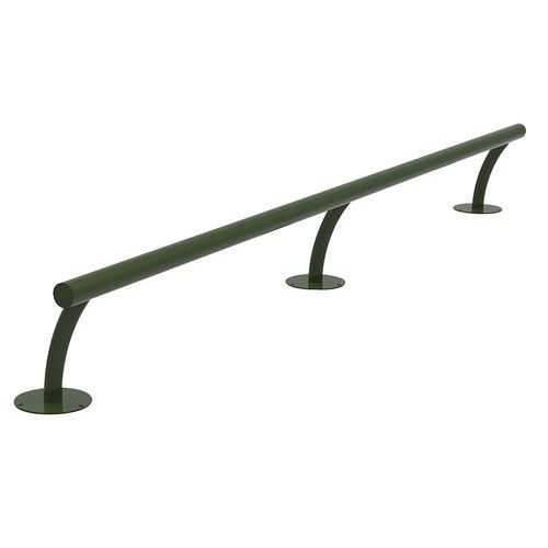 Barra per parcheggio moto 3800 vernice su piede verde pino,