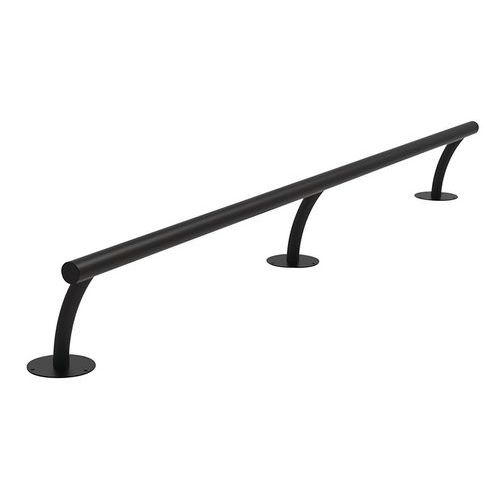 Barra per parcheggio moto 3800 vernice su piede nero notte,