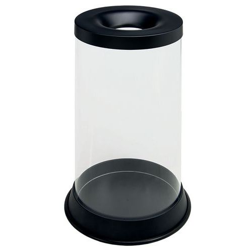 Cestino ignifugo trasparente 80 L,