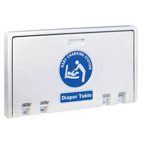 Fasciatoio orizzontale HDPE bianco,