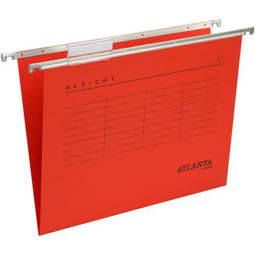 Cartella sospesa Alzicht Folio fondo a V - Rosso,
