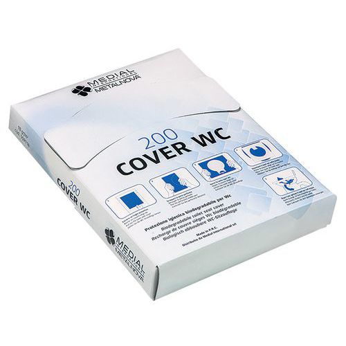 Copriwater bianco - 10 pacchetti per cartone,