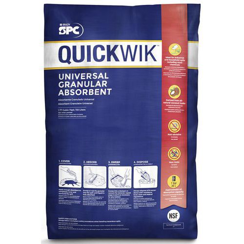 Granulati assorbenti universali Quickwik-Fibra di cocco-50L,