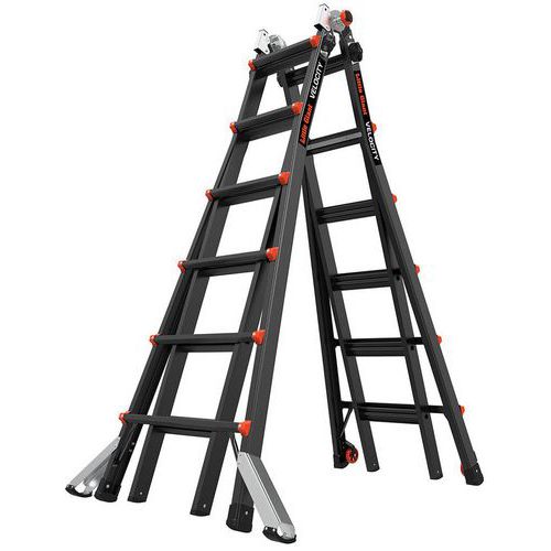 Scala pieghevole Velocity Black Pro 4x6 - Altrex,