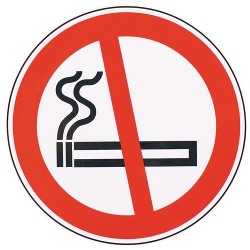 Cartello Vietato fumare - Adesivo 200 cm,