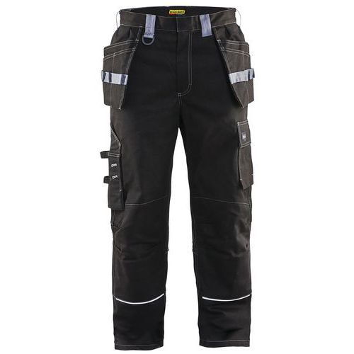 Pantaloni da artigiano ignifugo nero/grigio taglia 50L,