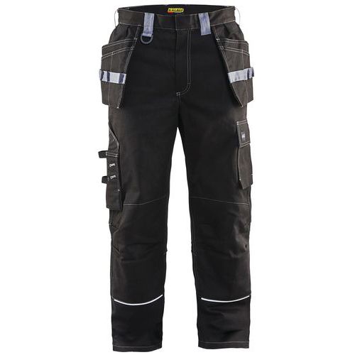 Pantaloni da artigiano ignifugo nero/grigio taglia 52C,