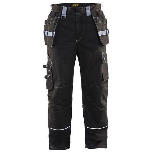 Pantaloni da artigiano ignifugo nero/grigio taglia 56C,