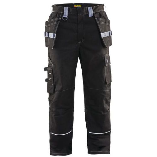 Pantaloni da artigiano ignifugo nero/grigio taglia 58C,