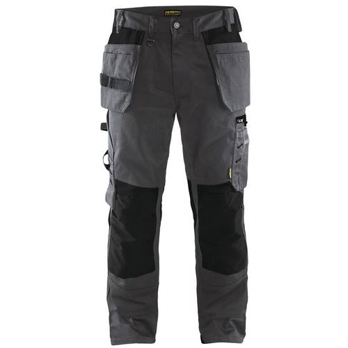 Pantaloni da artigiano grigio scuro/nero taglia 50L,