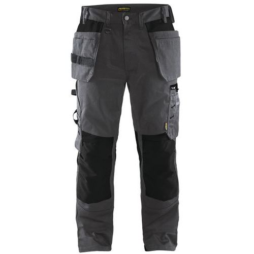 Pantaloni da artigiano grigio scuro/nero taglia 40,