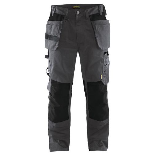 Pantaloni da artigiano grigio scuro/nero taglia 42,