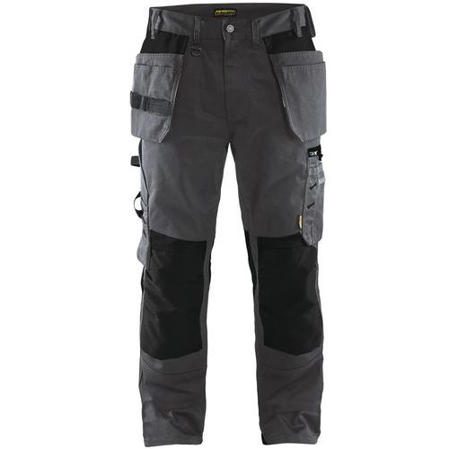 Pantaloni da artigiano grigio scuro/nero taglia 48,