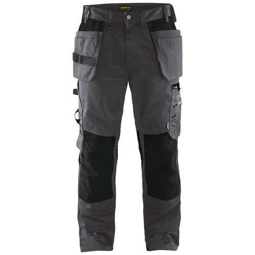 Pantaloni da artigiano grigio scuro/nero taglia 54,