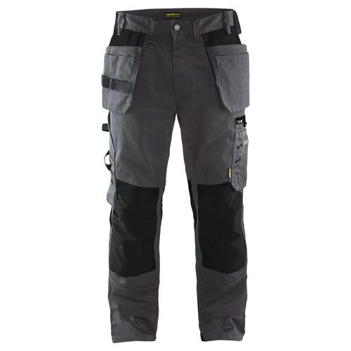 Pantaloni da artigiano grigio scuro/nero taglia 52C,