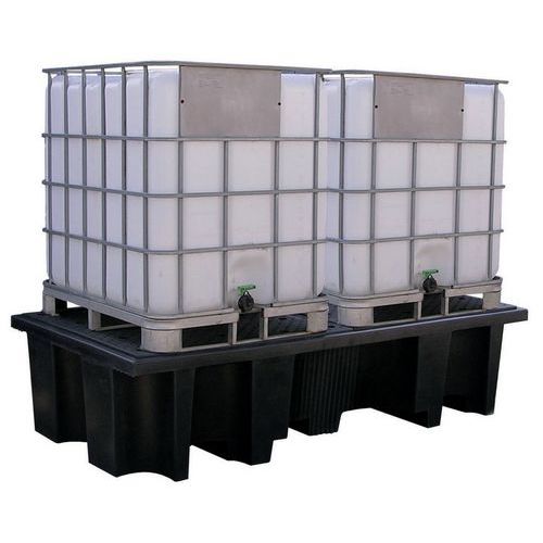 Vasca in PE ECO per 2 cisternette da 1000 L,