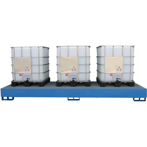 Vasca 3 cisternette da 1000 L - zincata,