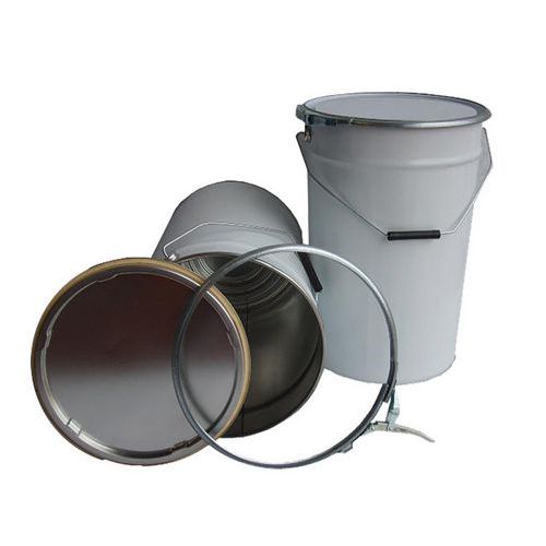 Secchiello omologato - 27 L - chiusura ad anello,