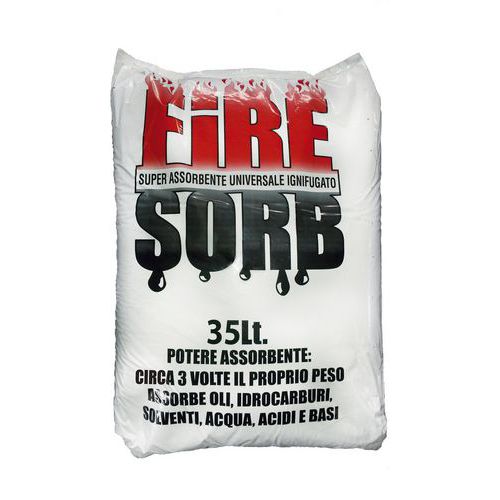Assorbente vegetale FIRESORB 70 sacchi da 35L,