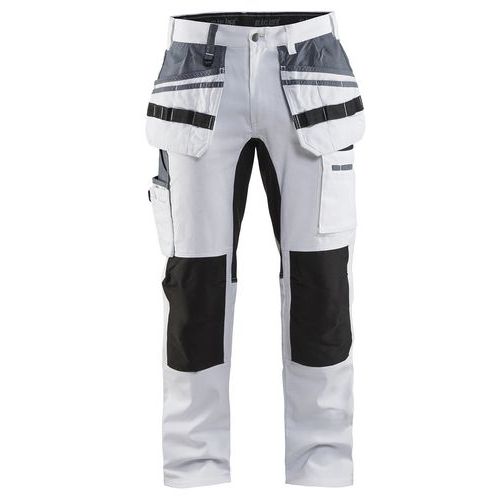 Painters trousers  X1900 White/Black,