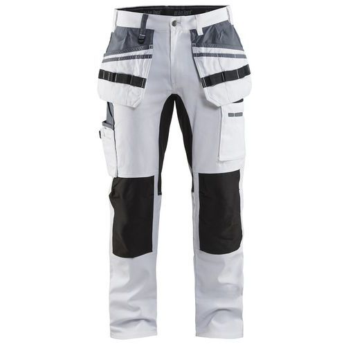 Painters trousers  X1900 White/Black,