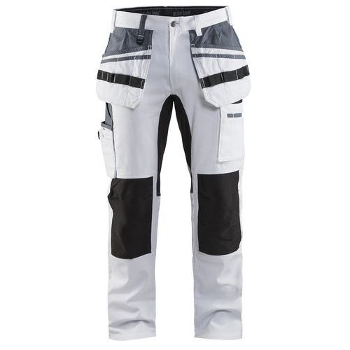 Painters trousers  X1900 White/Black,