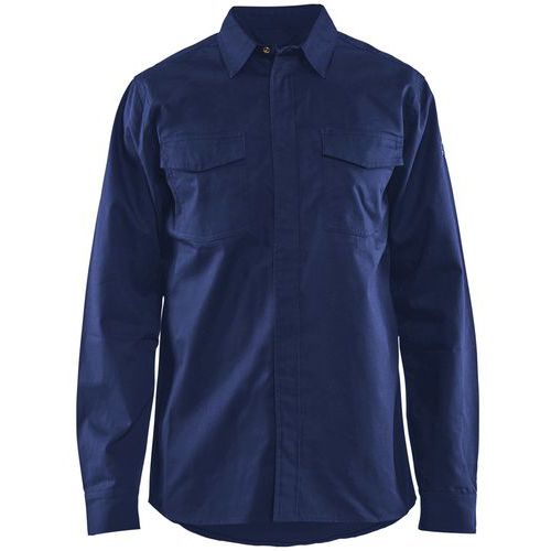 Blakläder Uomo Blu Pantaloni Da Lavoro, Camicia Antifiamma, Navy, Taglia Unisex: L (L) - Immagine 3