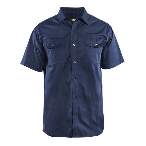 Blaklader Uomo Blu Camicia In Twill - Immagine 2