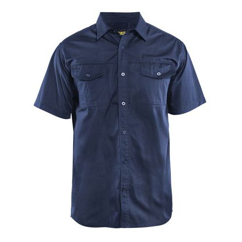 Blaklader Uomo Blu Camicia In Twill - Immagine 2
