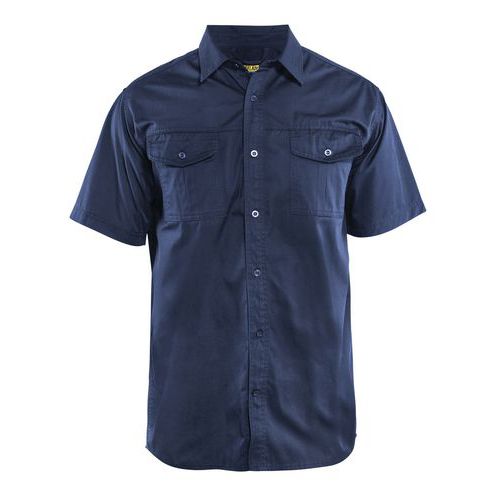 Blaklader Uomo Blu Camicia In Twill - Immagine 2