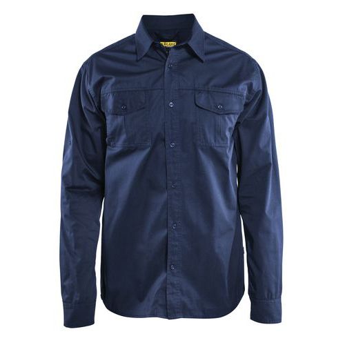 Camicia in twill navy 4XL - 3298119089004XL,