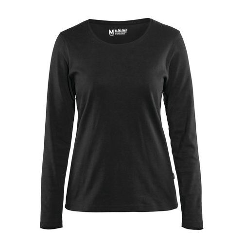 Blaklader Donna Nero T-Shirt Da A Maniche Lunghe - Immagine 2
