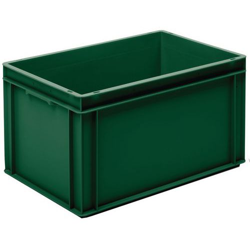 Contenitore a norma europea - Pieno - Verde riciclato - 60L,