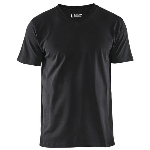 Blaklader Uomo Nero T-Shirt Con Scollo A V - Immagine 2