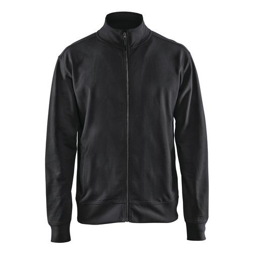 Felpa con zip nero taglia XS,