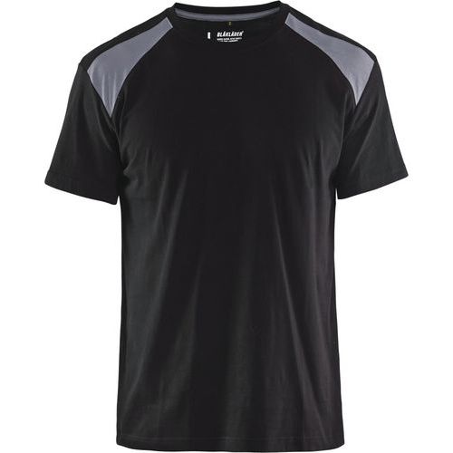 Blaklader Uomo Nero T-Shirt Bicolore - Immagine 2