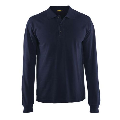 Blaklader Uomo Blu Polo A Maniche Lunghe - Immagine 2
