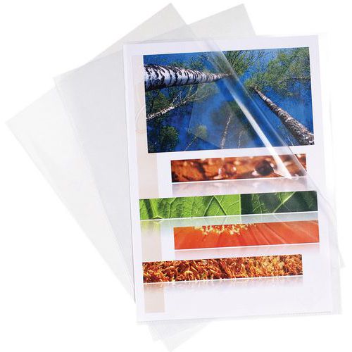 Confezione da 10 buste in PP liscio 12/100E - A4,