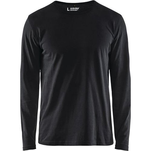 Blaklader Uomo Nero T-Shirt Maniche Lunghe - Immagine 2