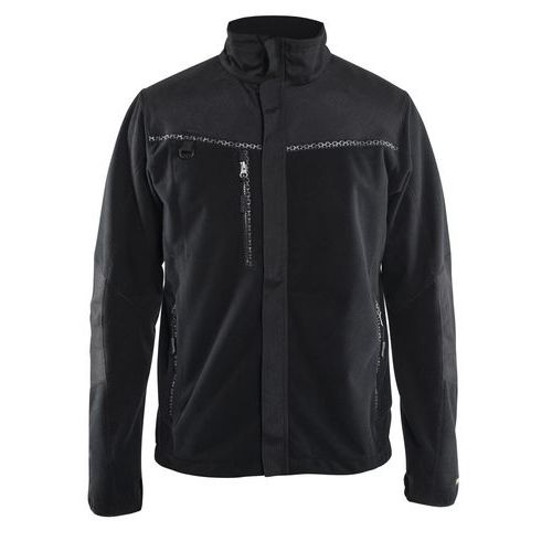 Giacca in pile antivento nero taglia M - 495525249900M,
